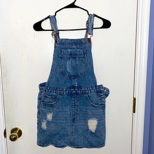 Denim Overall Dress
